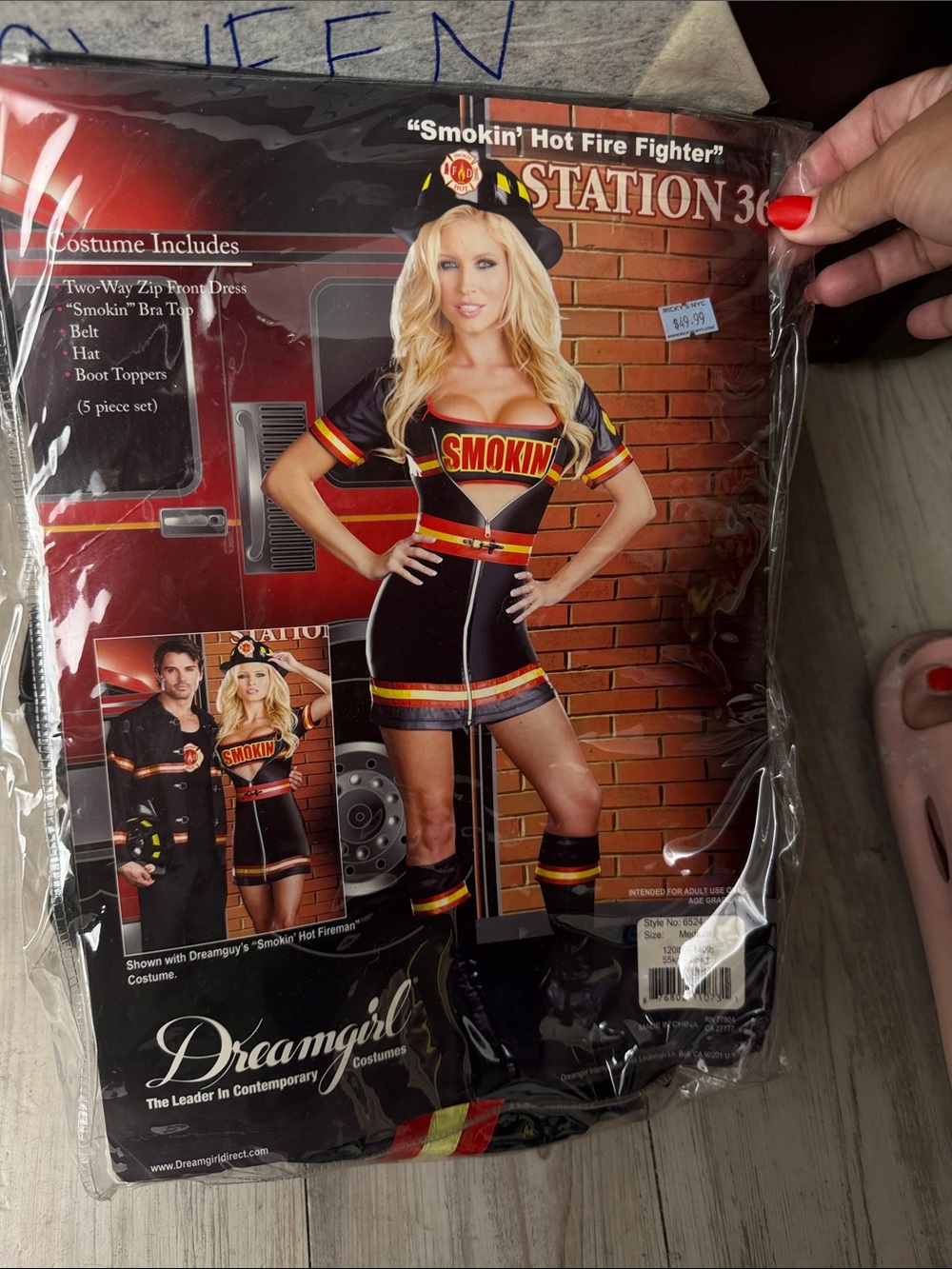 Dreamgirl Smokin' Hot Firefighter Costume